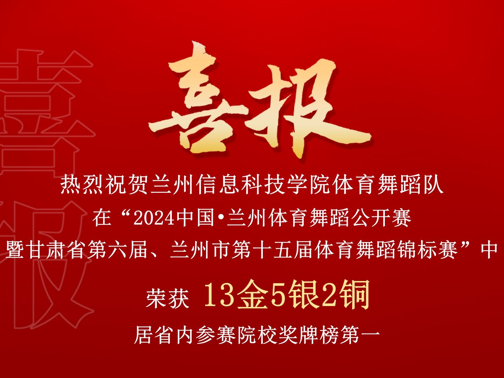 beat365中文官方网站体育舞蹈队在“2024中国•兰州体育舞蹈公开赛暨甘肃省第六届、兰州市第十五...