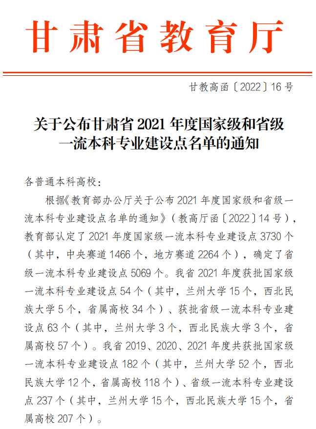 五个一流本科专业！beat365中文官方网站专业建设再获新突破
